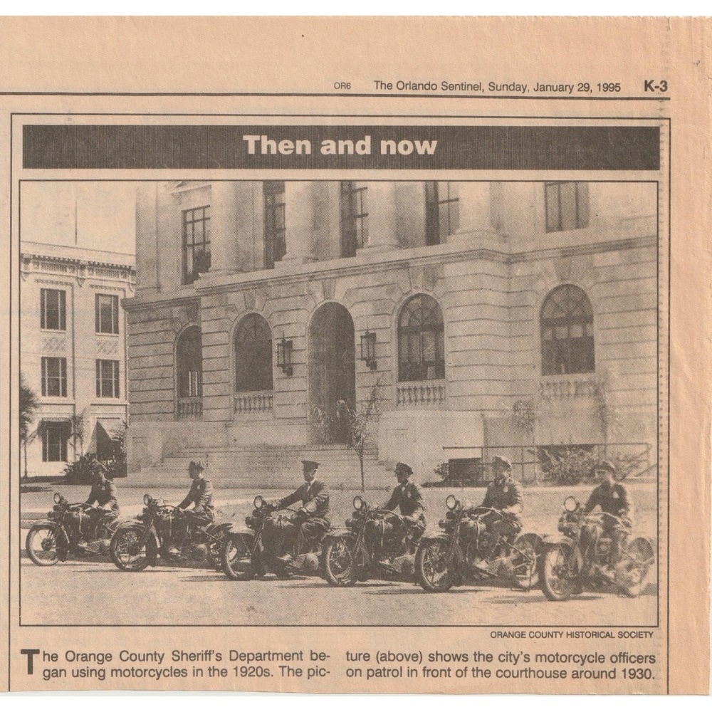 17 Vintage Orlando Sentinel Then and Now Retrospective Photo Newsclippings Lot - Picture 6 of 16